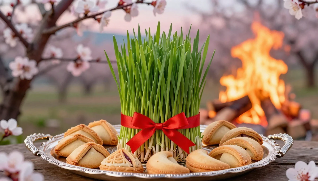 A beautiful and festive still life representing the spring a...