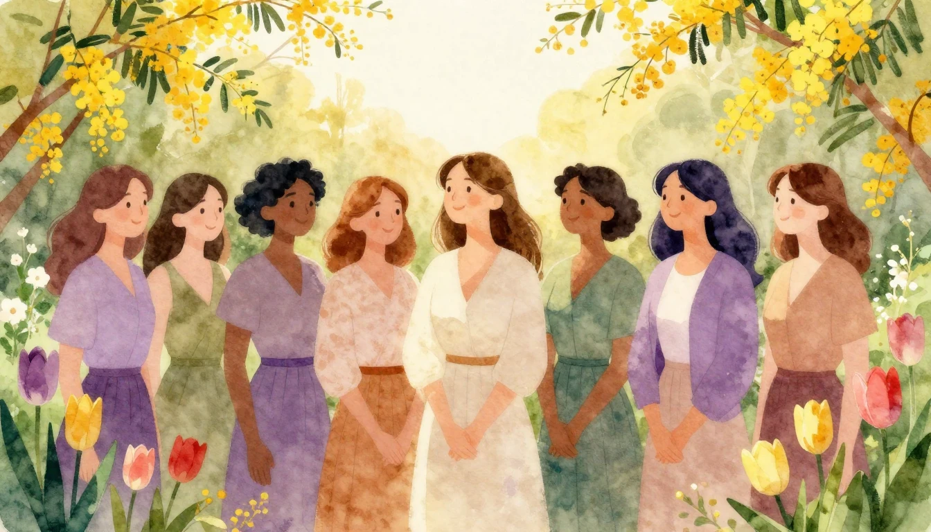 A beautiful and uplifting watercolor illustration of a diver...