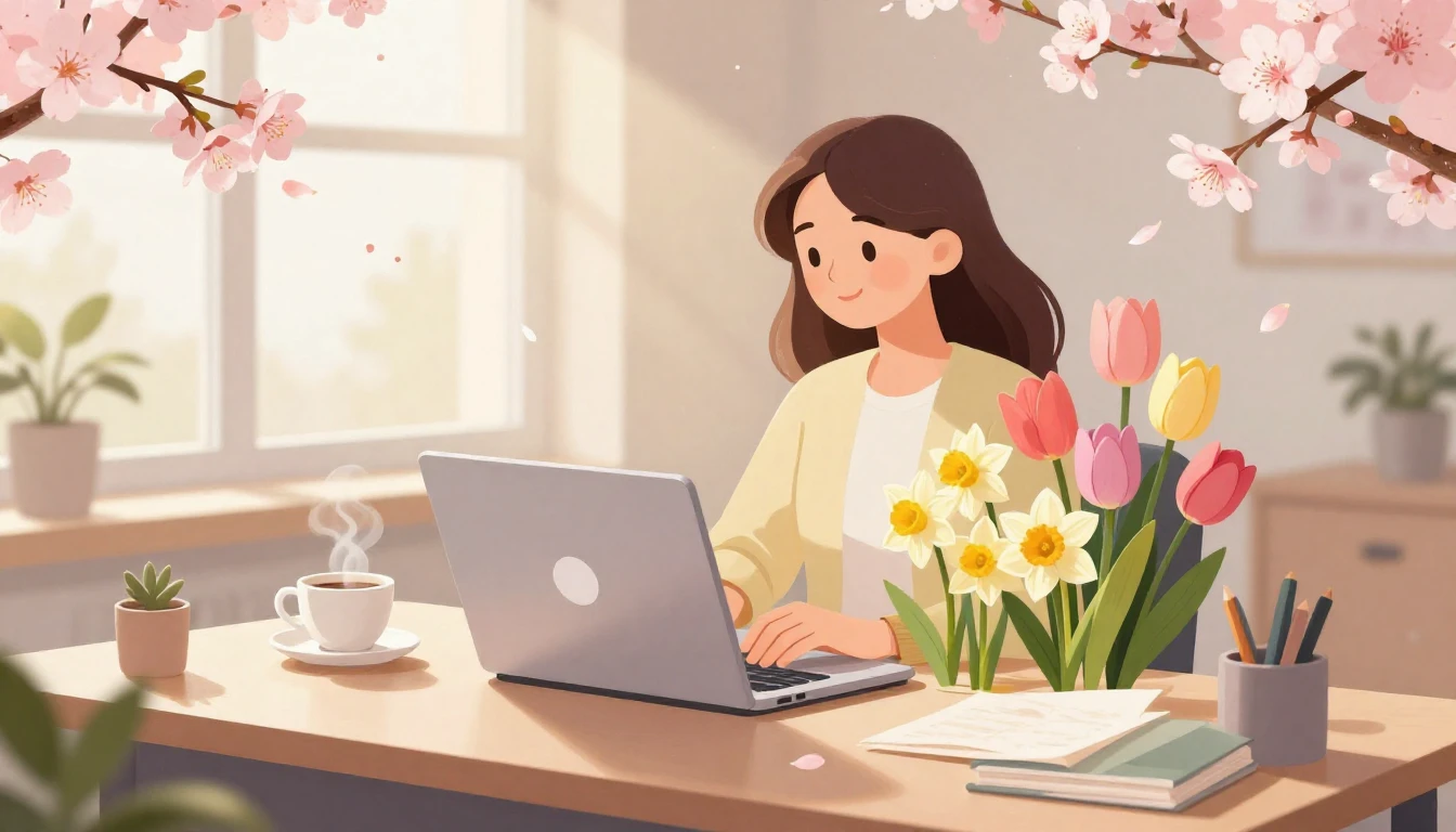 A warm and elegant illustration symbolizing International Wo...