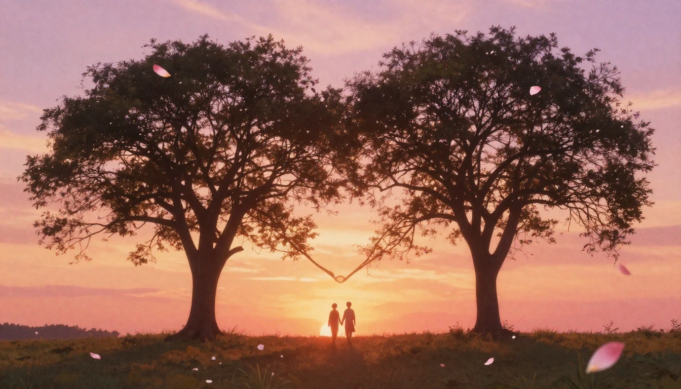 A soft and dreamy artistic composition representing eternal ...