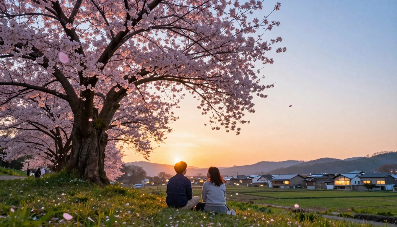 A warm and nostalgic scene featuring two close friends sitti...