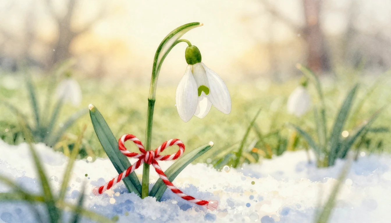 A close-up, delicate watercolor illustration of a traditiona...