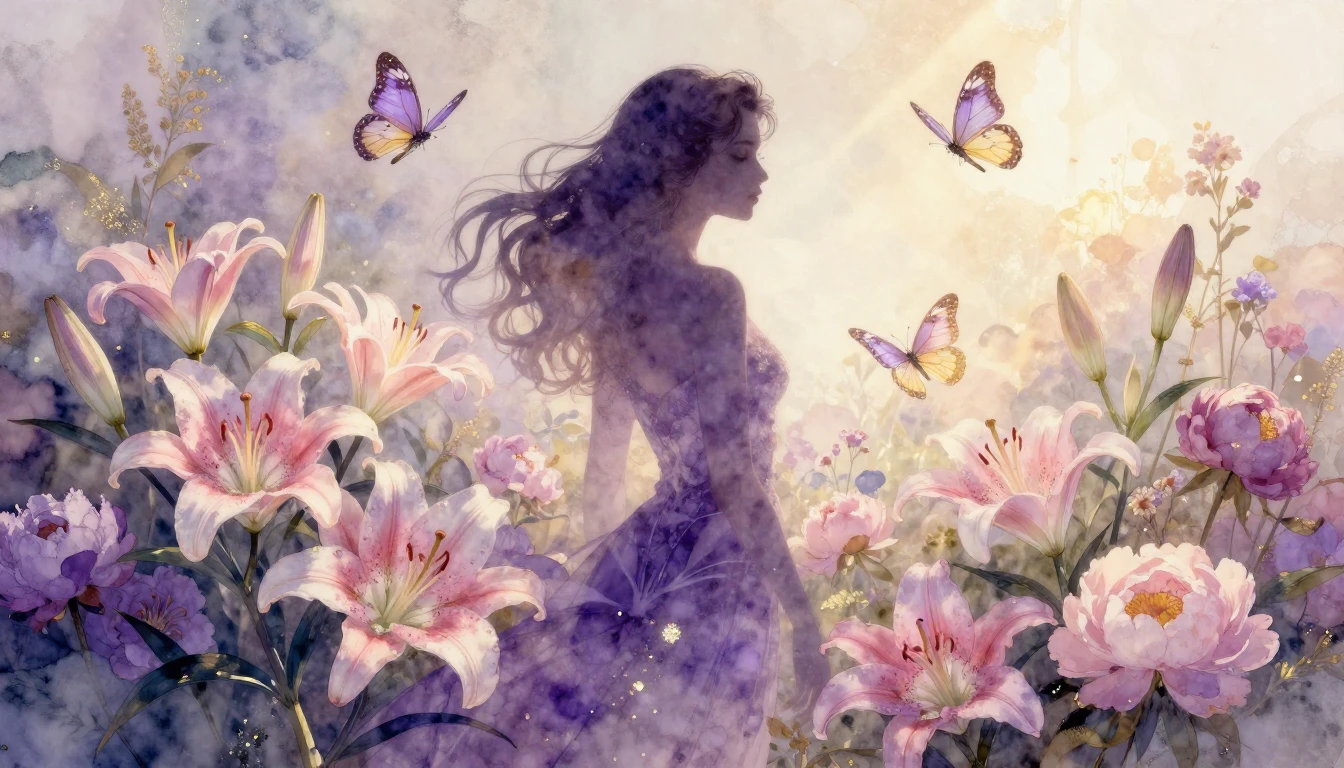 A breathtaking artistic composition celebrating womanhood an...