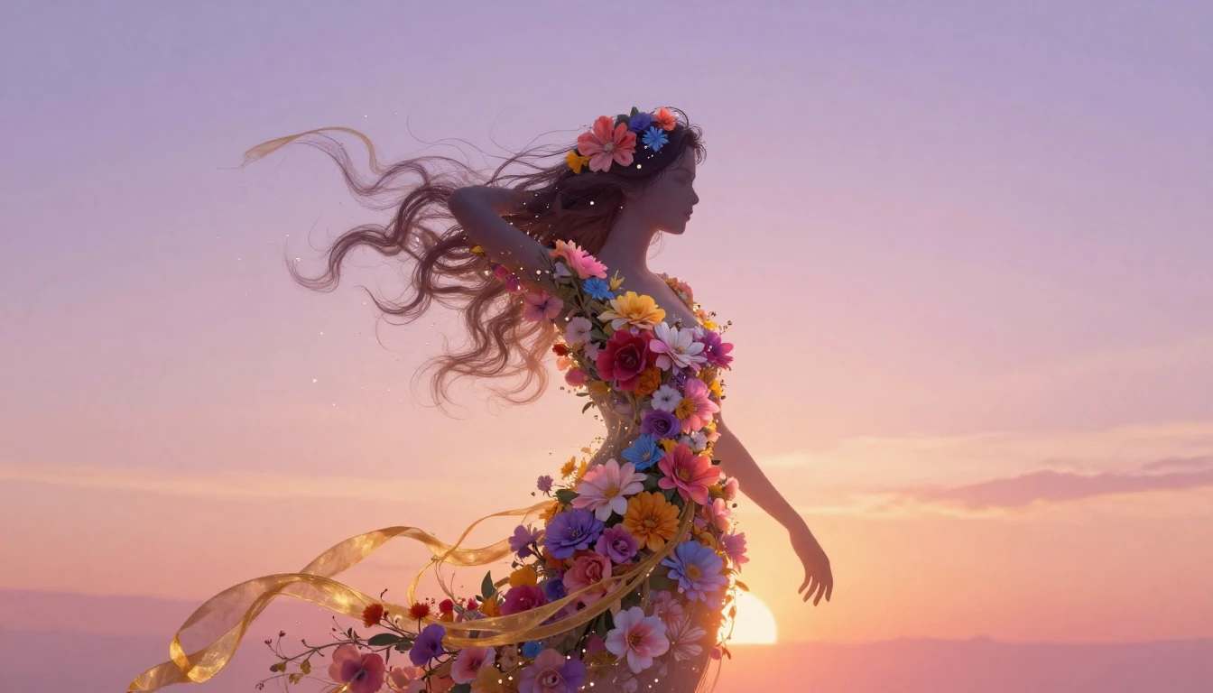 A conceptual artistic illustration representing the essence ...