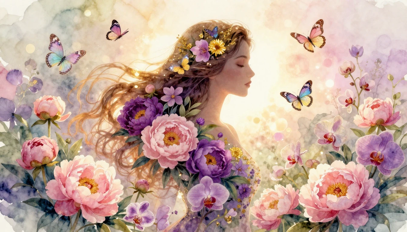 A breathtaking and symbolic illustration celebrating the ess...