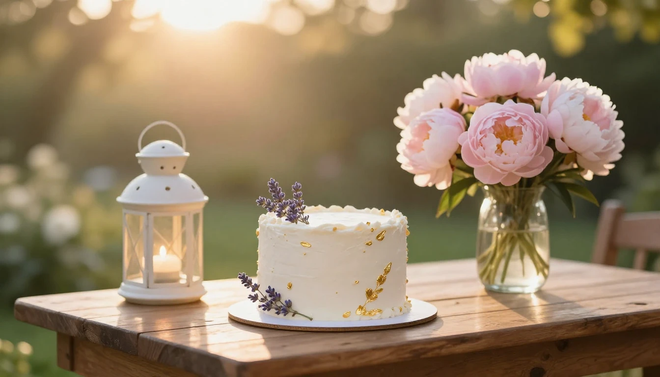 A beautiful and cozy celebratory scene marking a milestone. ...