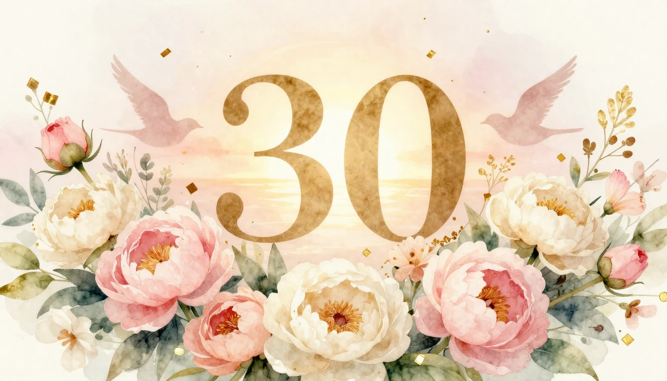 A beautiful and elegant watercolor illustration celebrating ...