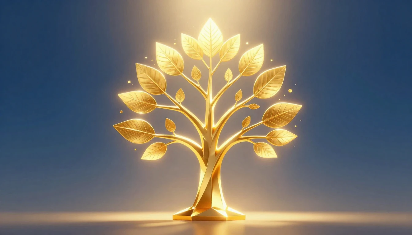 A symbolic and elegant representation of a ten-year professi...