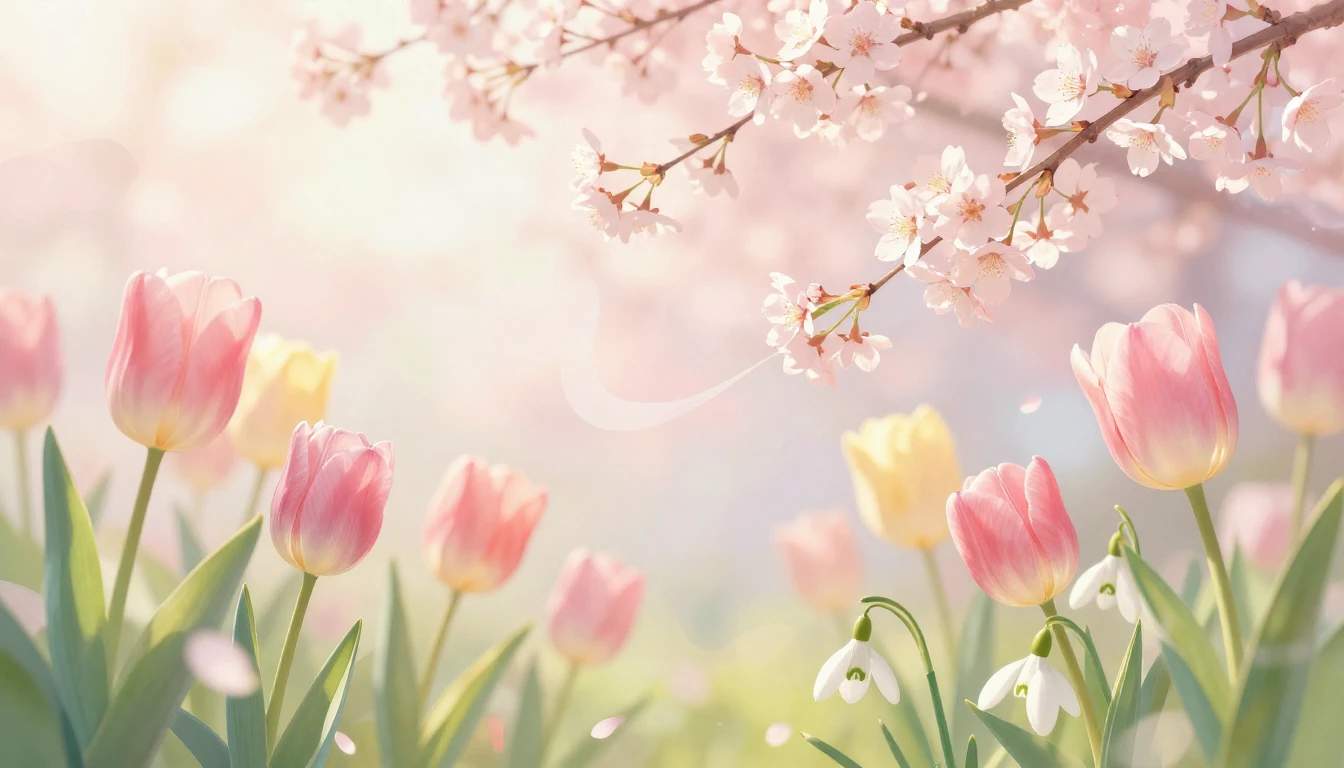 A beautiful spring composition celebrating the essence of fe...