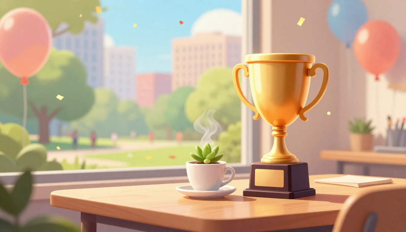 A vibrant and uplifting digital art illustration celebrating...