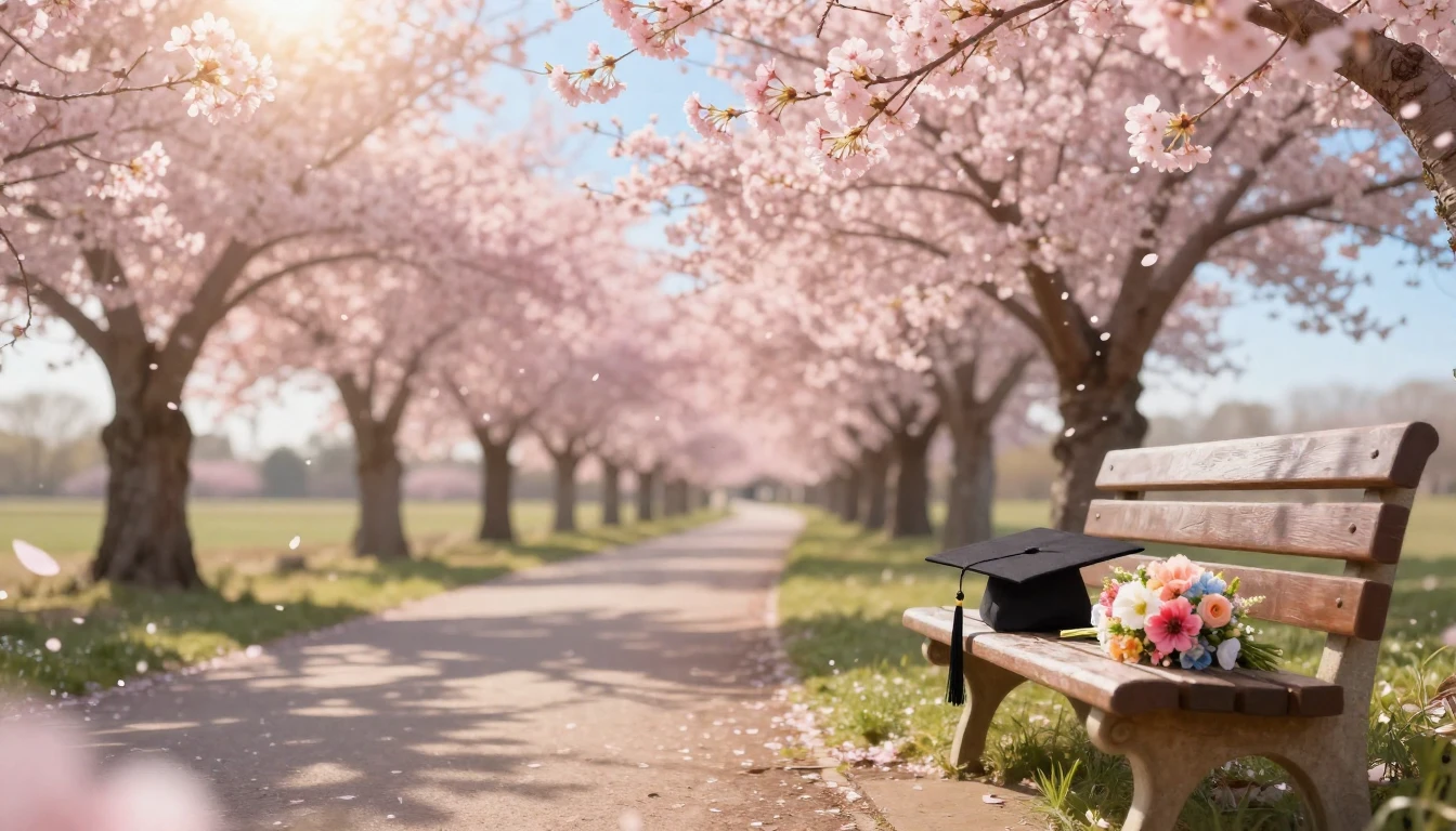 A serene and hopeful scene representing a new beginning. A w...