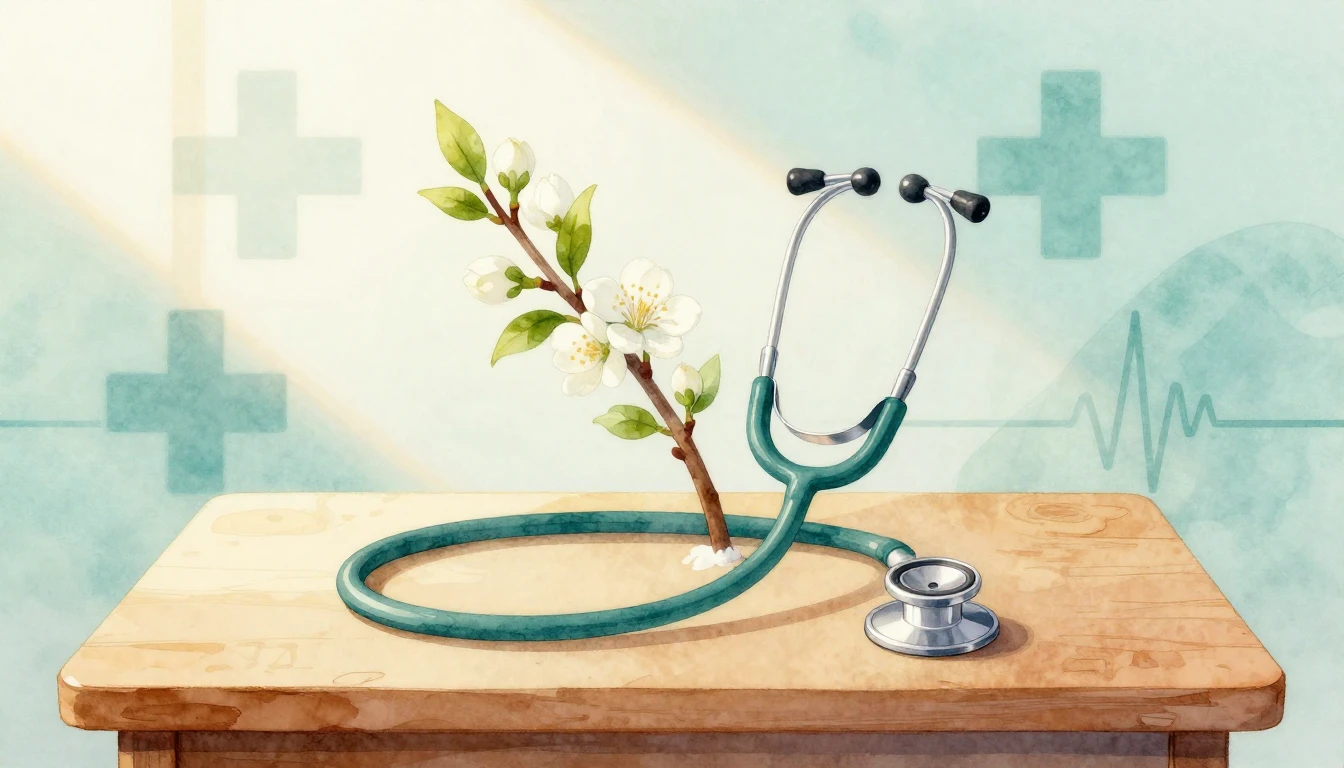 A soft and artistic watercolor illustration symbolizing the ...