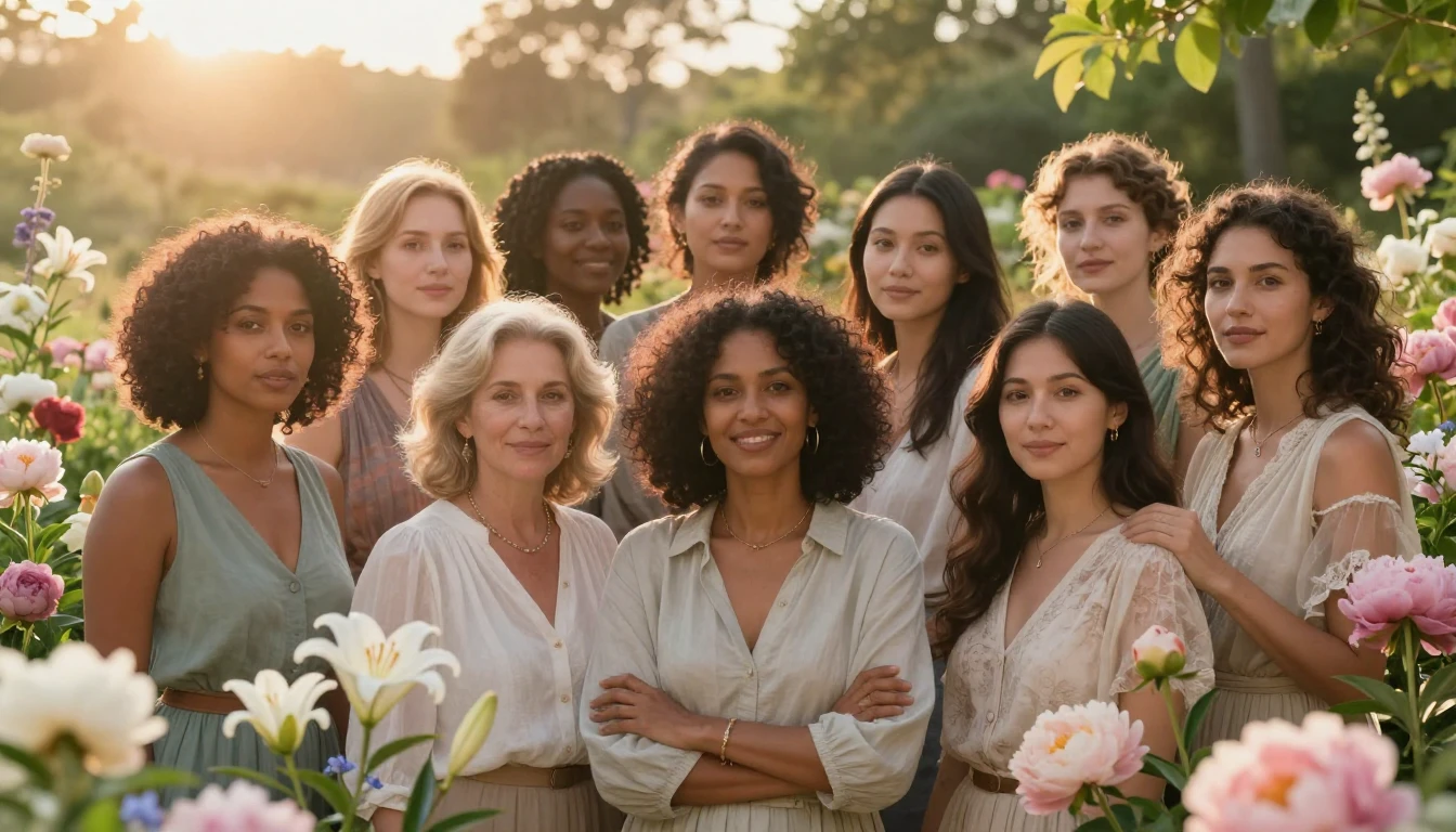 A beautiful and diverse group of women from different cultur...