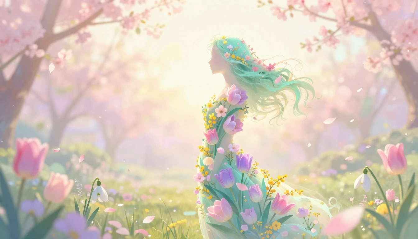 An artistic and ethereal illustration celebrating Internatio...