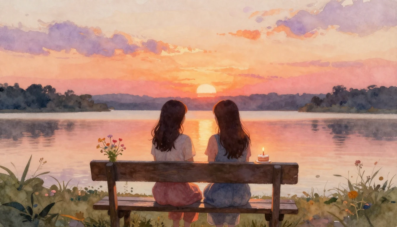 A warm and cozy watercolor painting capturing the essence of...