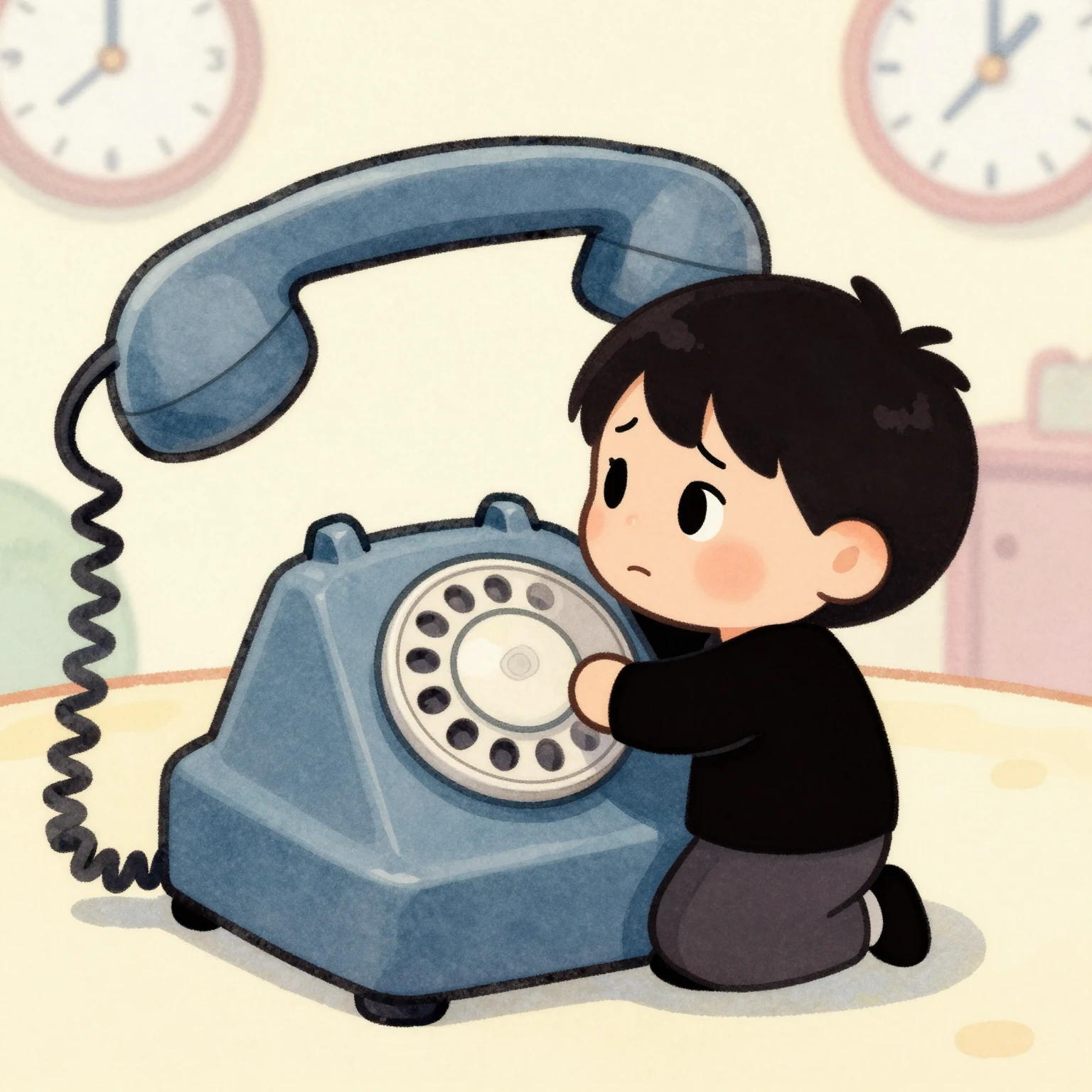 Vibrant watercolor style. A cute, cartoonish illustration fo...