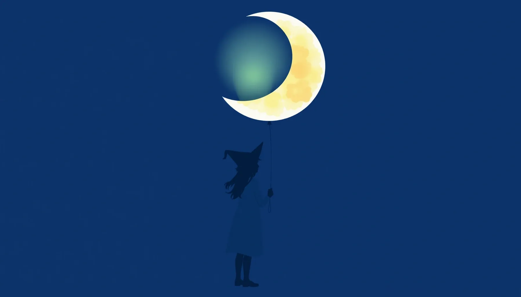 Watercolor style. Silhouette of a person with a crooked hat ...