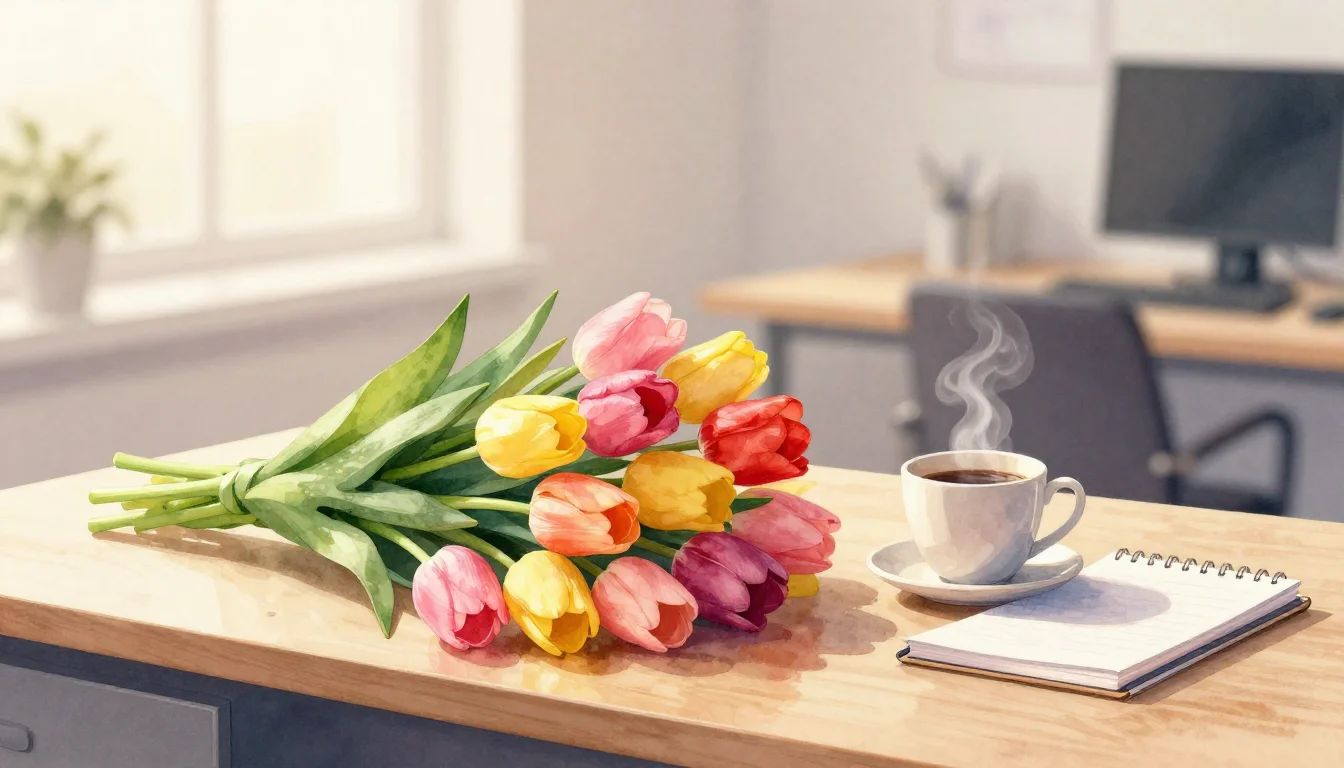 Jarní přání kolegyni