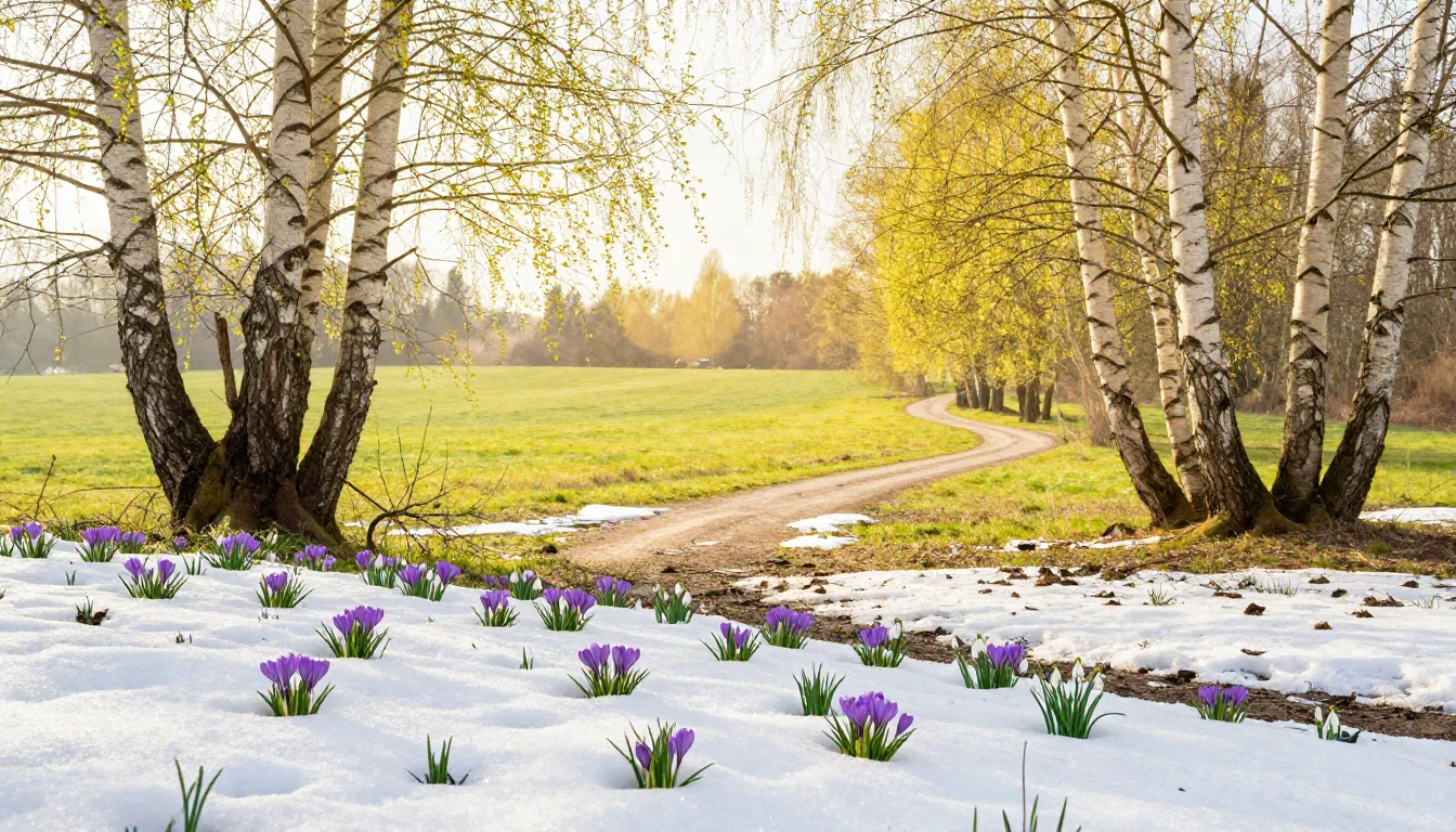 Vårens första ljus