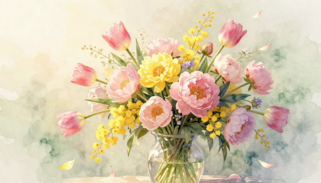 Wiosenny Bukiet Życzeń