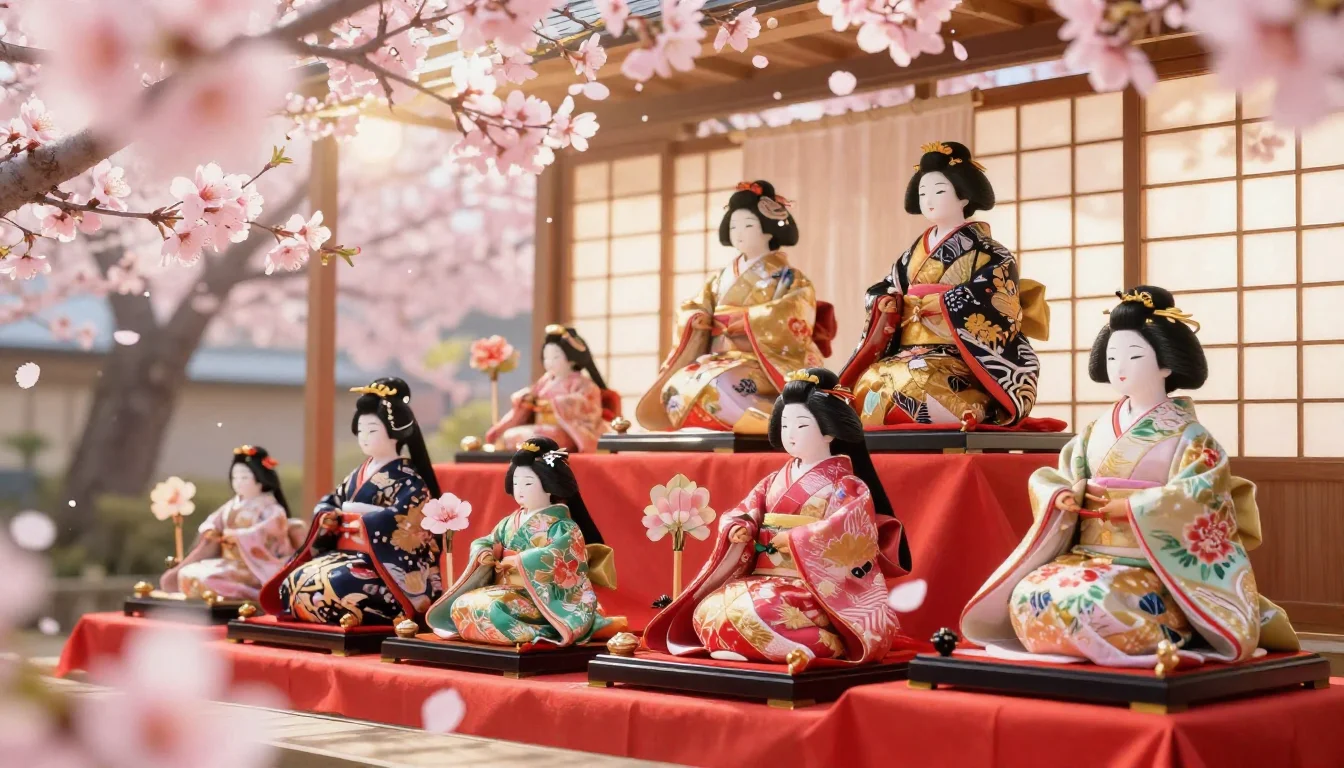 桃の花咲くひな祭り