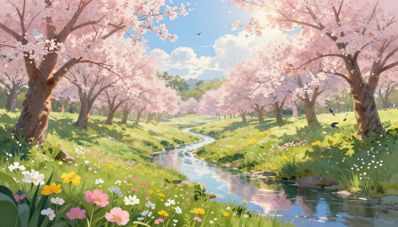 Spring's Golden Return