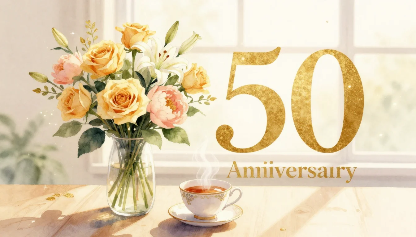 Alles Liebe zum 50. Geburtstag!