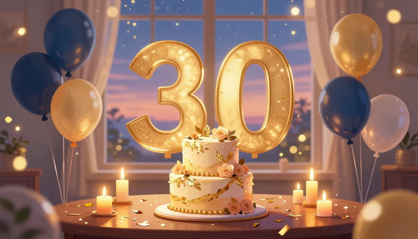 Alles Liebe zum 30. Geburtstag!