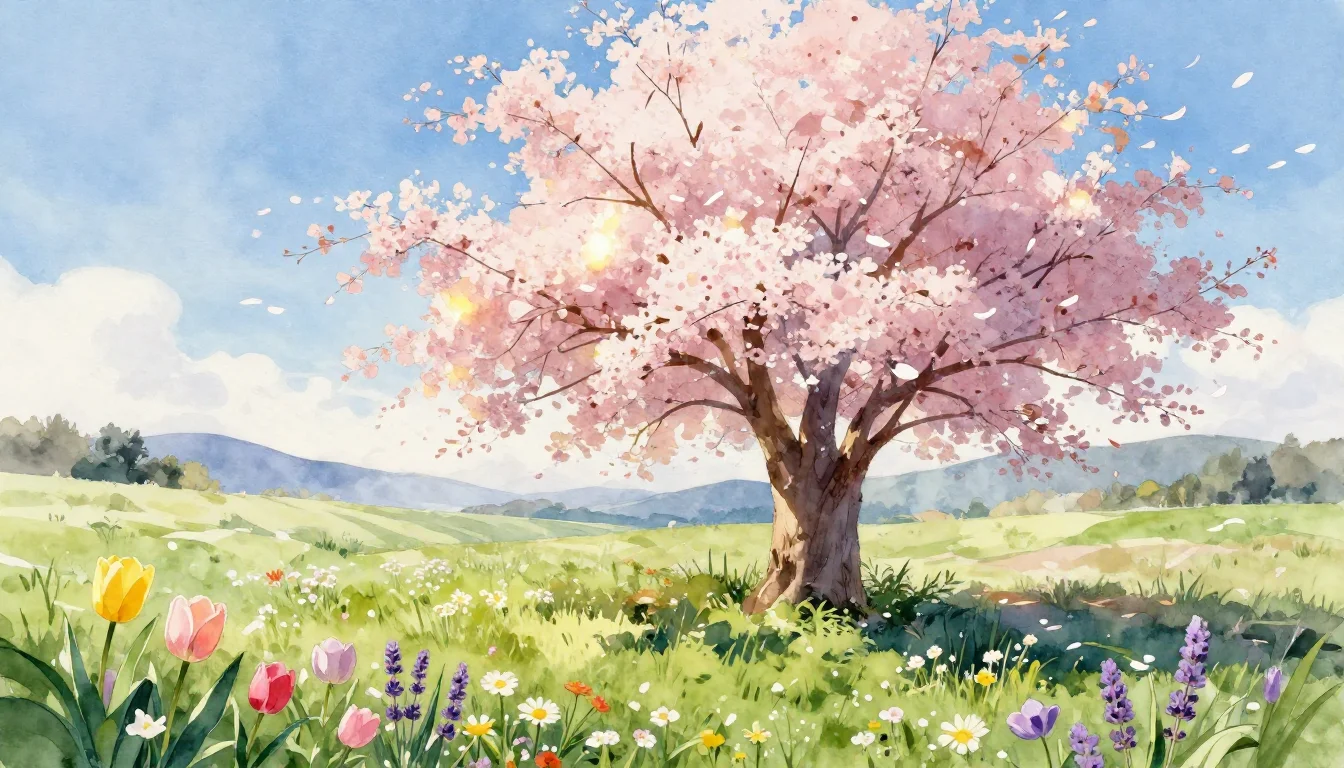 Vier de Bloei van de Lente