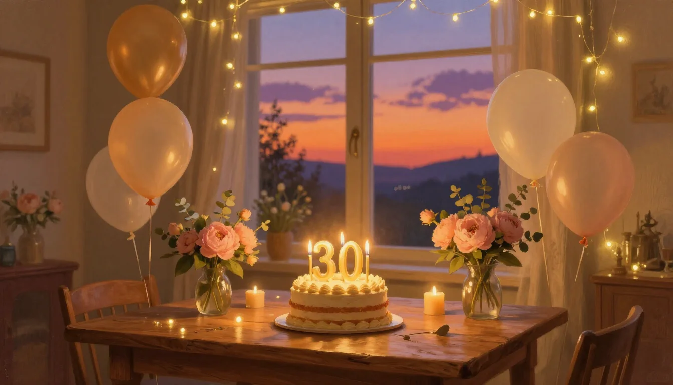 Chúc Mừng Tuổi 30 Rực Rỡ