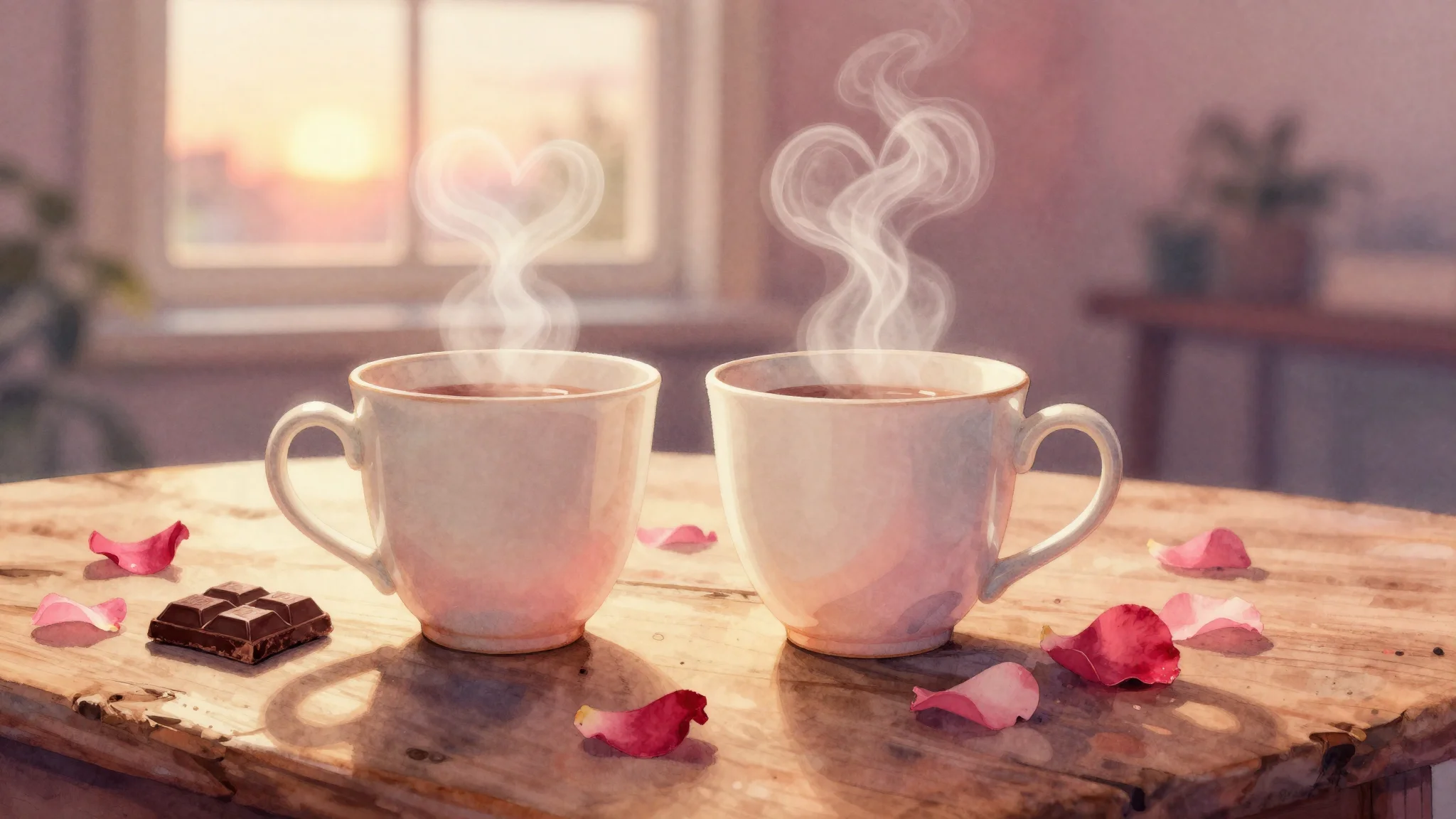 愛を込めたバレンタインのメッセージ