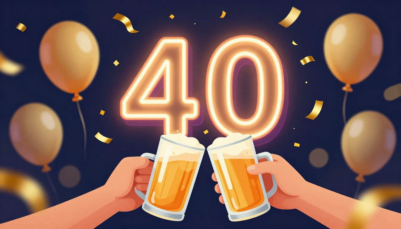 Proost op de veertig