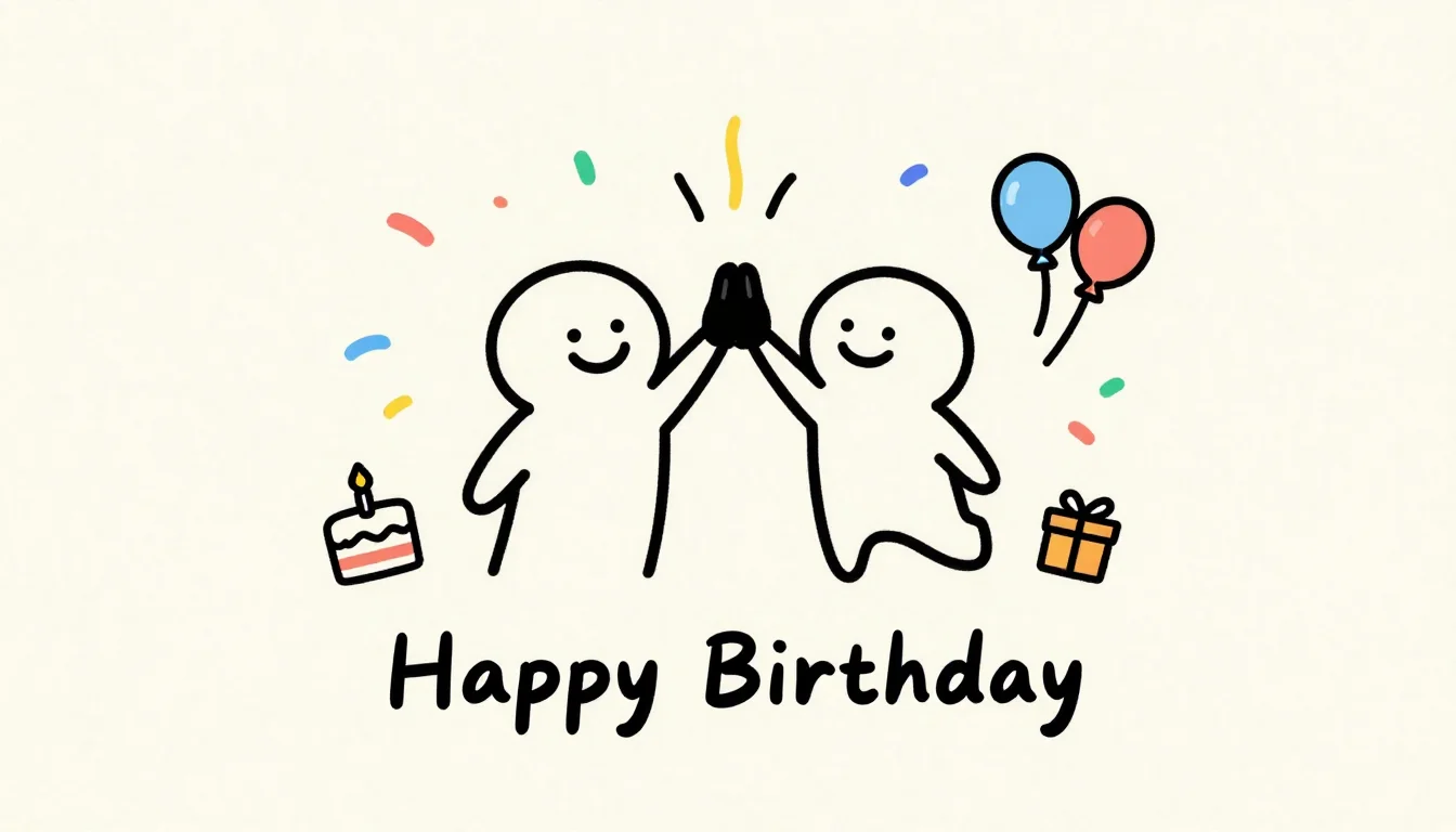 سالگرہ مبارک دوست