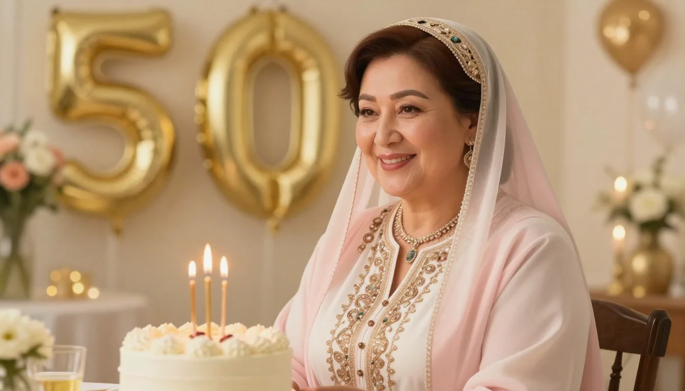 Ellik yosh muborak, Onajon