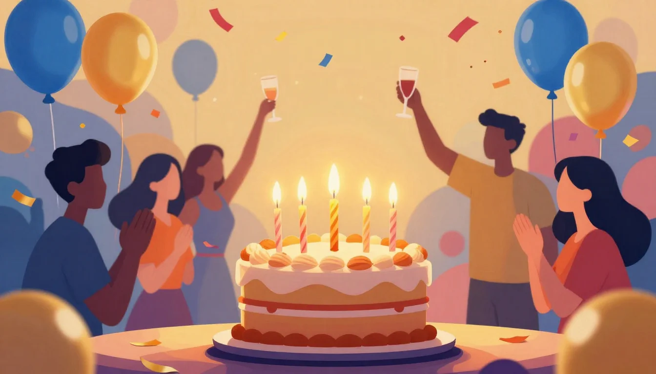 عيد ميلادك فرحة