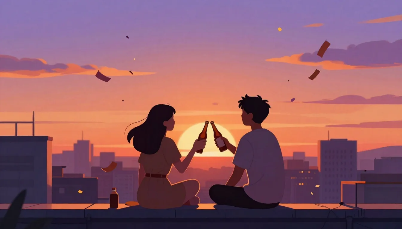 Auf uns und das Leben