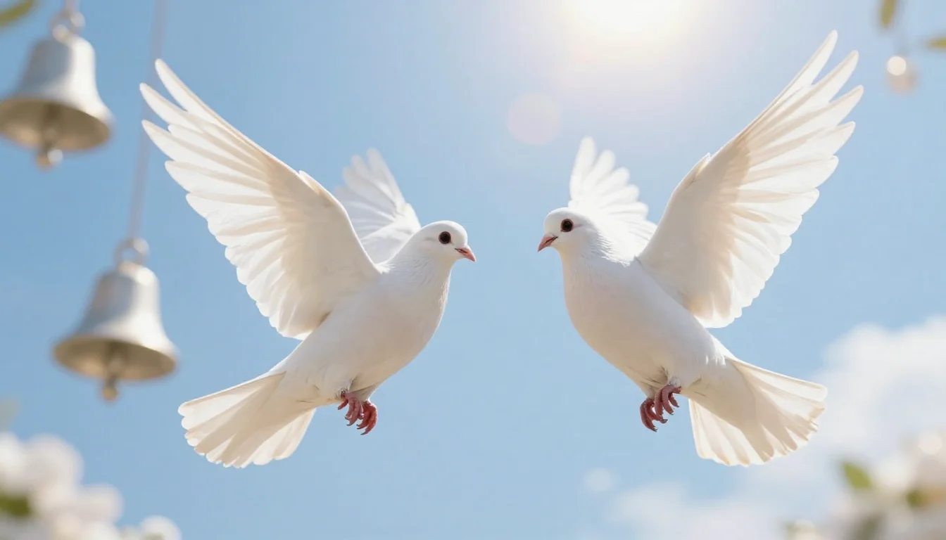 鐘の音が響く空へ