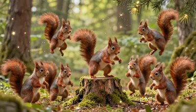 Ореховый диско-лес