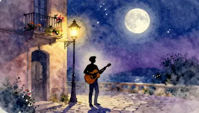 Под светом луны