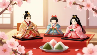 春の光と雛飾り