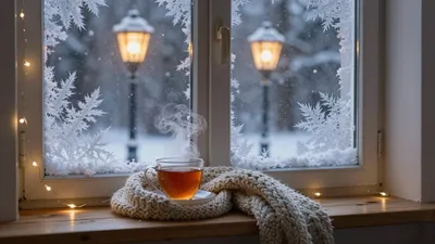 За окном зима