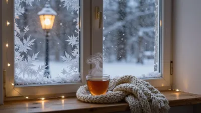 За окном зима