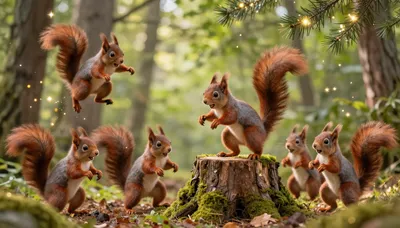 Ореховый диско-лес