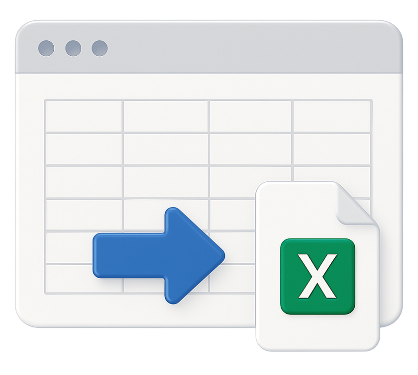 Удобный экспорт в Excel