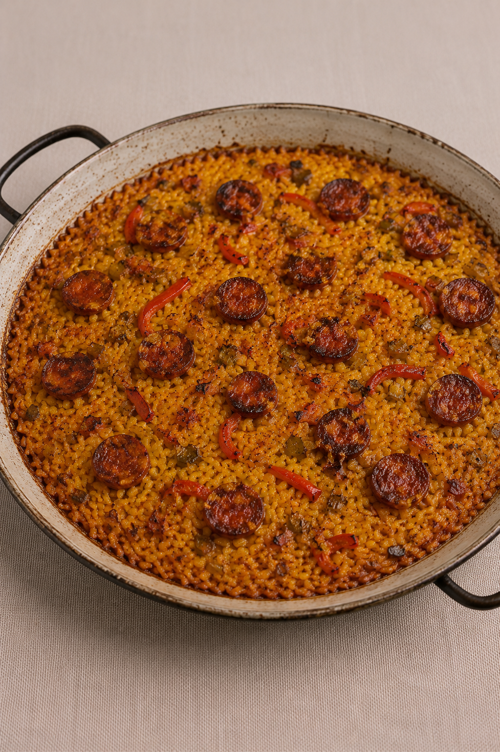 Паэлья с идеальной корочкой