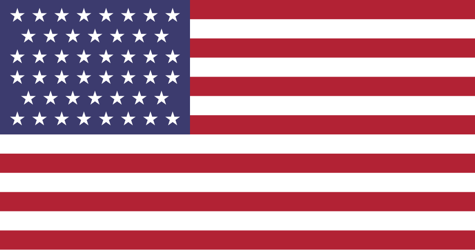 Флаг США — английский