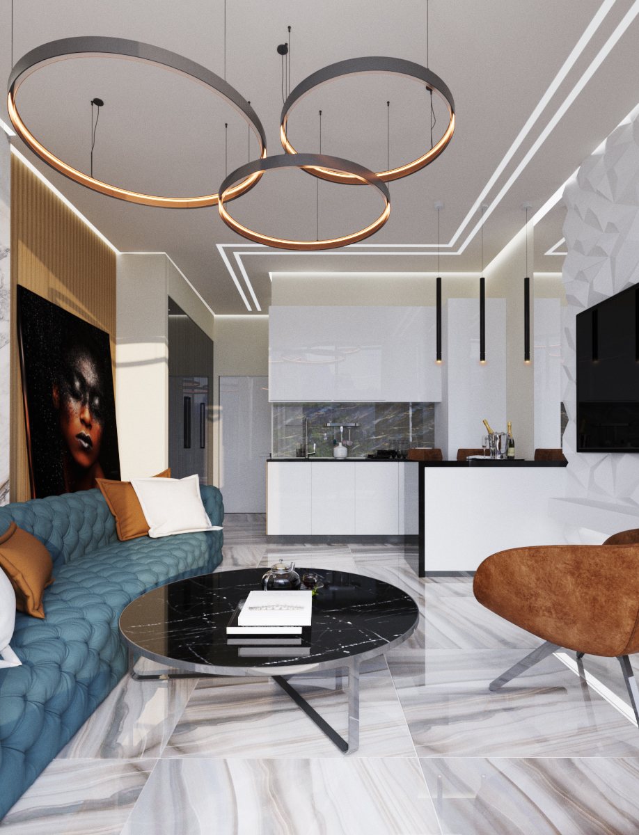 Дизайн апартаментов в Резорт и Спа Аю-Даг - Vitta-Group