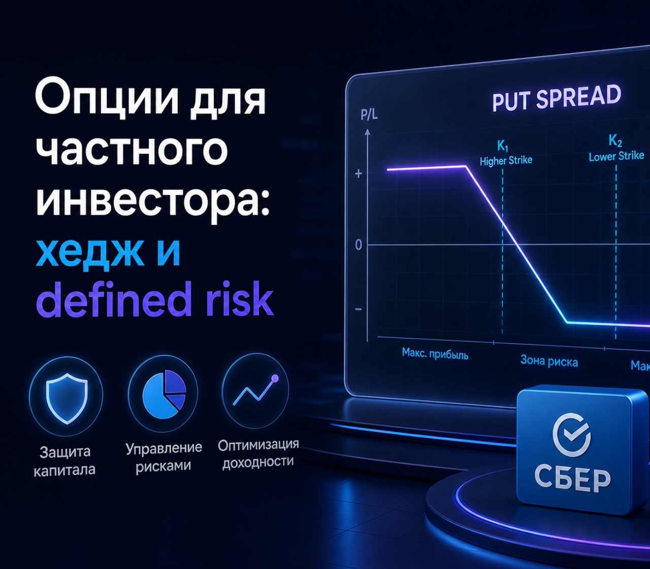 Опционы для частного инвестора: хедж и defined risk