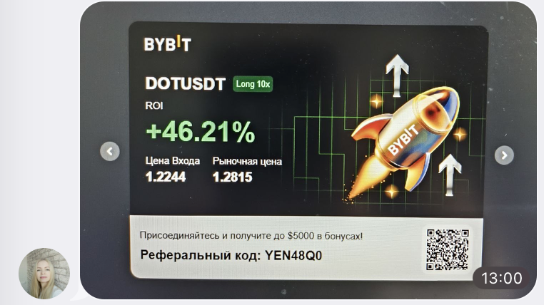 Вход в сделку вместе с трейдером, скрин 2