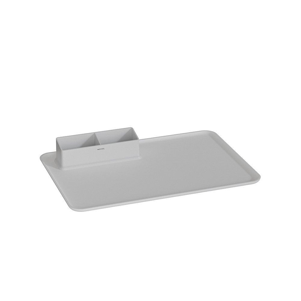 Поднос с менажницей для чая Meyvel A-002 (Белый) (White)